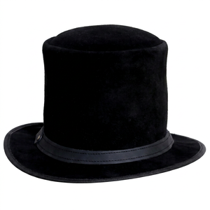Chapeau de cowboy en cuir de style occidental pour adultes - Ranch, équitation, rodéo, mode extérieure, large bord, qualité durable - Product Image 1