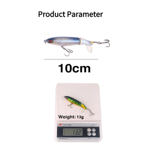 Señuelo <span class=keywords><strong>de</strong></span> plástico duro simulado <span class=keywords><strong>pez</strong></span> falso para <span class=keywords><strong>agua</strong></span> salada <span class=keywords><strong>agua</strong></span> <span class=keywords><strong>dulce</strong></span> carpa pesca lago río superficie curricán ABS Artificial - Product Image 4