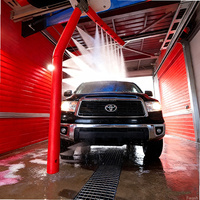 Machine de lavage de voitures automatique professionnelle en libre-service, lave-auto sans contact 360° avec système de séchage rapide