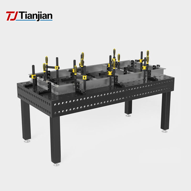 New 3D 2D Soldering Station with Holes (16mm/28mm) for Workshop Cast Iron/Steel Precision Machined Surface Heat Treated