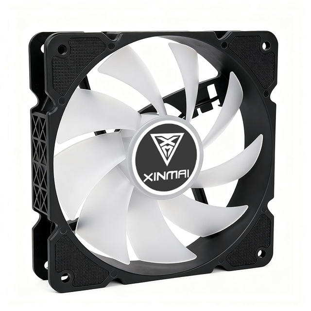 Wholesale 120mm PWM PC Fan 4 Pin Non LED for Hot Air Evacuation Performance Cooling CPU Fan for PC Case Computer