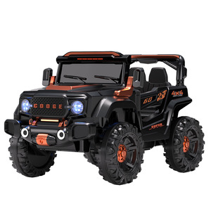 Coche de juguete eléctrico unisex con batería de 6V/12V para niños, juguete de plástico con control remoto para bebés - Product Image 2