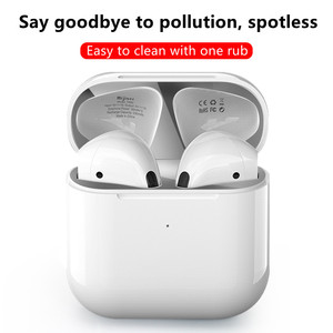 Film anti-poussière pour Airpods <span class=keywords><strong>3</strong></span> 2021, autocollant de protection métallique, finition de luxe, boîte de chargement - Product Image 3