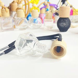 6ml sang trọng pha lê tam giác hương thơm khuếch tán chai nước hoa xe hơi khuếch tán treo chai thủy tinh rỗng - Product Image 5