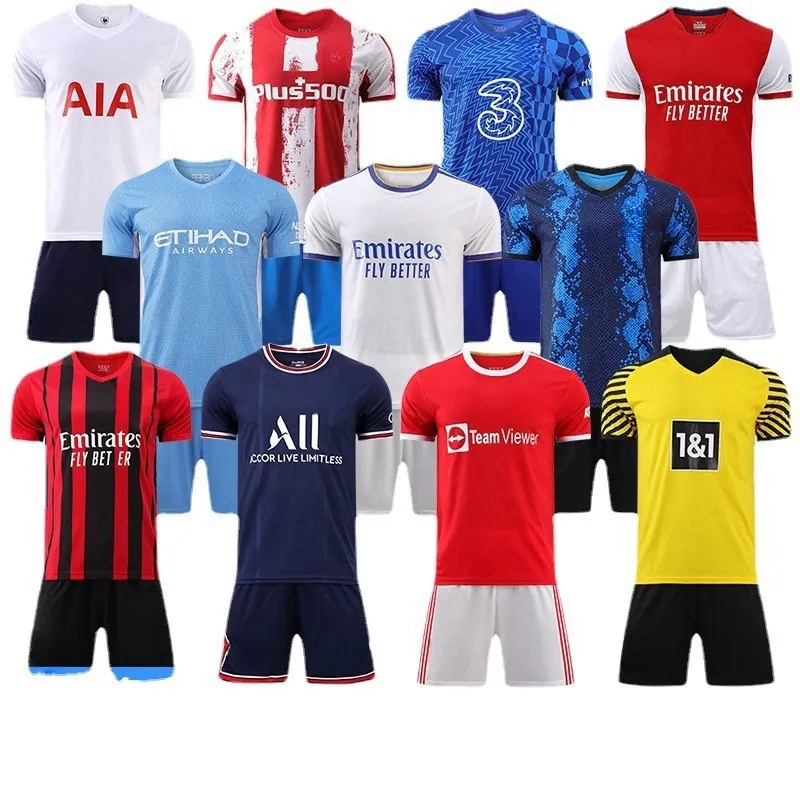 Vente en gros de maillots de foot personnalisés 2024-2025 T-shirts à séchage rapide polyester respirant rétro vintage sublimation