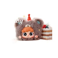 Sac à fermeture éclair en peluche créatif Migo Animal Party, boîte mystère, mini pochette pour jouet en peluche, pendentif jouet artistique tendance, fabriqué en Chine, vente en gros