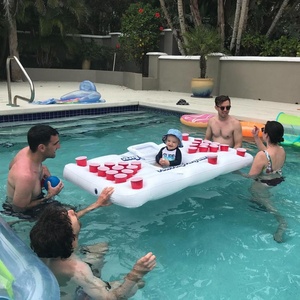Customize <strong>Inflatable</strong> <strong>Pool</strong> Beer Pong <strong>Table</strong> <strong>Float</strong> Toy for <strong>Pool</strong> Party - Product Image 5