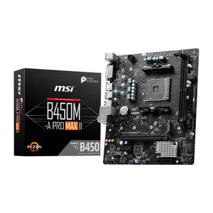AMD ATX B450 PRO MAX 용 PC 게이머 데스크탑 컴퓨터 MSI 마더 보드