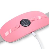 Wiederaufladbarer Menstruations-Wärmegürtel mit 3 Heizstufen Vibrationsmassage USB Schnellheizender Wärmepad