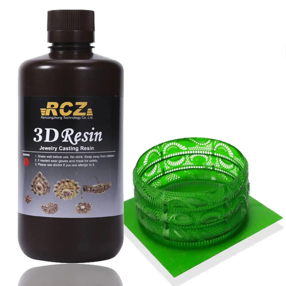 Зеленый жидкий фотополимер 3D Смола для литья ювелирных изделий смола для DLP LCD 3d принтера