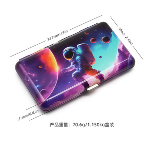 Juji <span class=keywords><strong>2025</strong></span> bán buôn New Thời Trang tinplate Hộp Thuốc Lá 5 Gói Thuốc Lá Trường hợp Cone trường hợp hút phụ kiện - Product Image 4