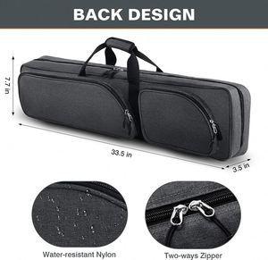 Free sample Popular 3 <b>Butts</b> and 4 Shafts Waterproof Billiard Cue Bag with Soft <b>Padded</b> for Snooker and Carom Billiards Stick Bag - Product Image 6