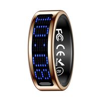 2026 Smart Ring Gesundheits- und Fitness-Tracker - Stahlgehäuse Touchscreen App-Steuerung 5-10 Tage Akkulaufzeit Mehrsprachig