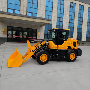 משלוח חינם מיני radlader cargador 2 טון מנוע דיזל הילוכים הקדמי המפרק גלגל מעמיס - Product Image 4