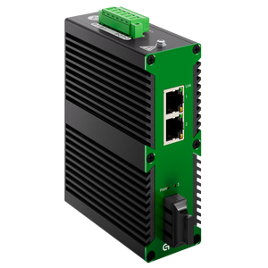 Commutateur Fibre Optique Industriel Monomode à 2 Ports (1SC et 1RJ45) 1310nm 20km avec Fonction SNMP, Type Stable – Vente Directe Usine - Product Image 2