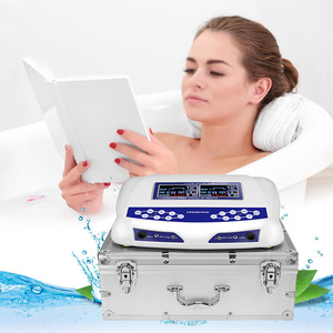 AmywellMED Çift İyonik Ayak Detoks Makinesi İyon Temizleyici 2 Kişilik İyonik Ayak Banyosu <span class=keywords><strong>Spa</strong></span>, Ev ve Salon Kullanımı için Kemerler ve Pedler ile - Product Image 6