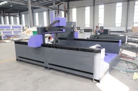 Routeur CNC industriel 4 axes à table encastrée AKM1325-4A, broche refroidie par air HQD 6KW, rotation à 180°, haute efficacité de travail