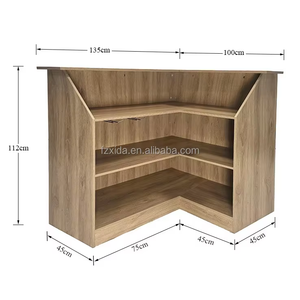 <span class=keywords><strong>Moderno</strong></span> armadio da tavolo con barra di stoccaggio integrato pannello di legno per sedie da pranzo in salotto <span class=keywords><strong>cucina</strong></span> mobili per la casa dell'isola - Product Image 2