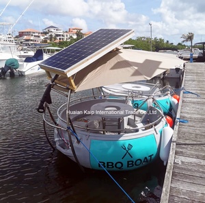 Bote <span class=keywords><strong>Panga</strong></span> de Fibra de Vidrio con Fondo Transparente, Polietileno Rotomoldeado, Bote Donut para 8 Personas, HDPE, para Barbacoa, en Venta, Bote de Plástico, Polietileno - Product Image 6