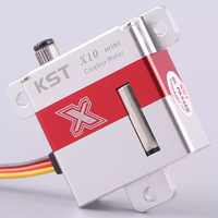Servomoteur numérique sans noyau à engrenages en acier KST X10 V8.0 X10-MINI V8.0 X10-710 HV pour pièces d'avion RC F3F F3B F3J, planeur et avion à voilure fixe