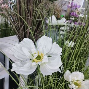Plante artificielle en pot, herbe d'oignon, fleur de Gesang, herbe de chien, fausse fleur décorative pour centres commerciaux, hôtels et décorations florales - Product Image 3