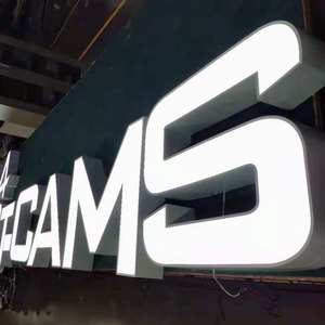 Tùy chỉnh thư kênh quảng cáo cửa hàng tên bảng Thiết kế Acrylic <span class=keywords><strong>LED</strong></span> 3D thư dấu hiệu ánh sáng từ hiển thị cho xây dựng bảng hiệu - Product Image 2