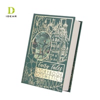 Boîte d'emballage d'ombre à paupières avec miroir Rectangle forme de livre personnalisée affichage de produits de luxe boîte de papier cosmétique
