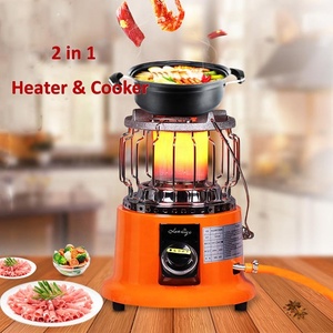 Hot Selling Portable Camping Kitchen 2 in 1 Gas Heater and Cooker Solar Energy Water Bucket Single Stove with Handle Lq-kb8, Lq - Product Image 2