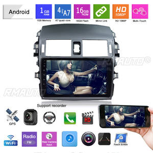 Autoradio Android 10 pour Toyota Corolla E140 E150 2006 2007-2013 Multimédia Vidéo CarPlay 2din avec Navigation GPS 4G - Product Image 1