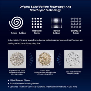 Machine laser CO2 fractionné à <span class=keywords><strong>prix</strong></span> compétitif, tube RF 45W, pour découpe laser fractionnée, ablation froide et raffermissement cutané - Product Image 4