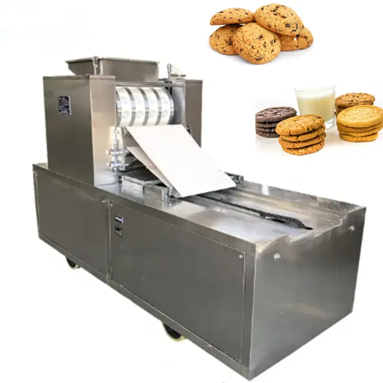 औद्योगिक कुकी बिस्कुट बनाने की मशीन कस्टम Molds बनाने कुरकुरा बिस्कुट जमाकर्ता निर्माता मशीन