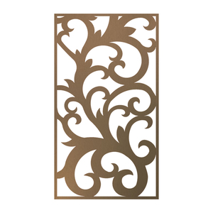 الجدار في الهواء الطلق المعادن نمط زهرة سياج التصميم الحديث للبيع - Product Image 5