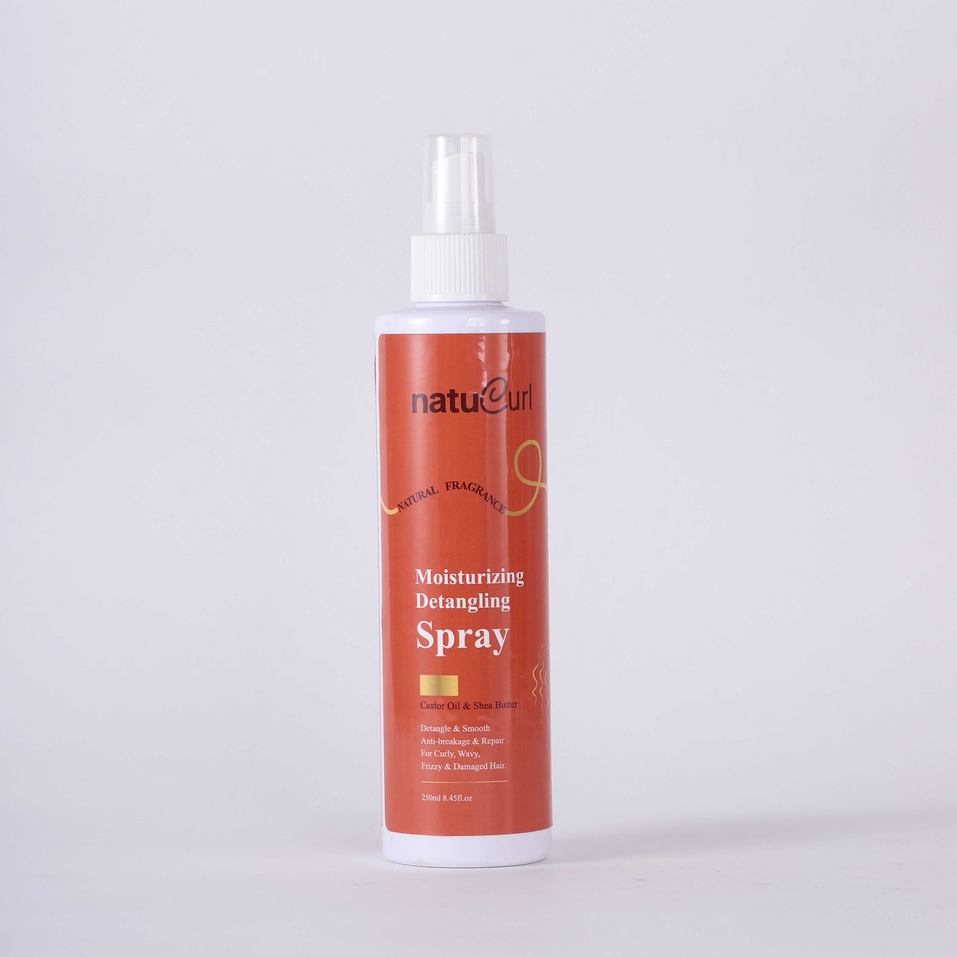 Spray démêlant pour cheveux crépus