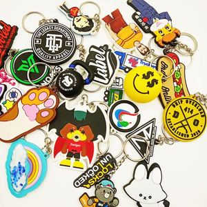 Rubber Own Design Keyring Custom 2d Rubber with logo Promotional Gift Custom 2d/3D Make Pvc Keychain for Promotion Gifts - Product Image 1