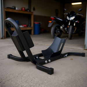 Support de roue avant pour moto, 17 à 21 pouces, acier de haute qualité, noir, robuste - Product Image 2