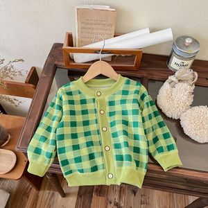 Suéteres para <span class=keywords><strong>niñas</strong></span> 2025 Otoño Invierno nueva chaqueta de punto para niños y <span class=keywords><strong>niñas</strong></span> cárdigan cálido para Bebés Ropa exterior gruesa - Product Image 5