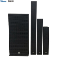 DEKEN SHOW Q10 Système Audio Professionnel Sonorisation Colonne Line Array pour Salle de Banquet, Centre de Conférence