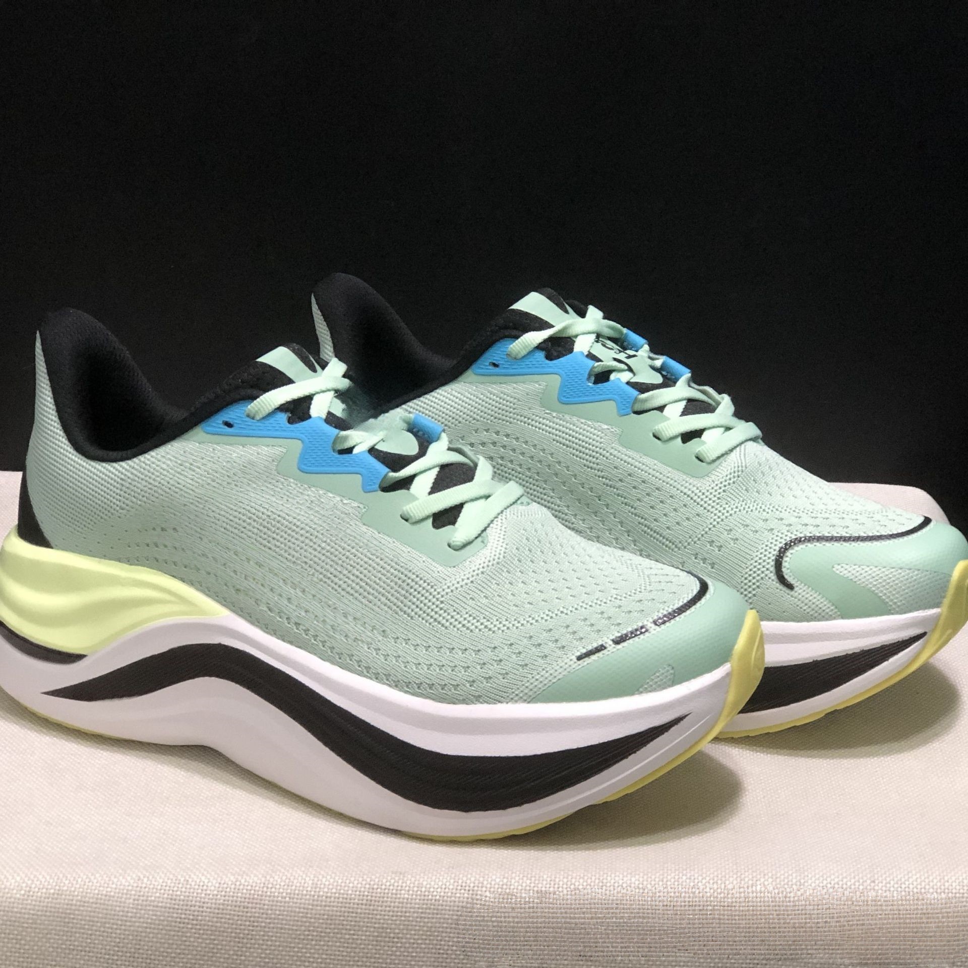 Light green with black