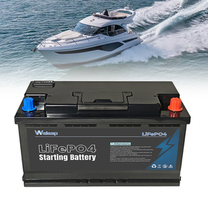 12v 1500ca 160H-200ah un38.3 प्रमाणित लिथियम स्टार्टर बैटरी, उच्च क्रैकिंग एम्प्स समुद्री बैटरी दोहरी उद्देश्य - Product Image 1