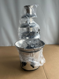 Fontaine <span class=keywords><strong>à</strong></span> chocolat électrique <span class=keywords><strong>à</strong></span> 4 niveaux en acier inoxydable pour usage commercial et domestique, type cascade - Product Image 4