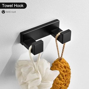 Ensemble de quincaillerie de salle de bain <span class=keywords><strong>Homedee</strong></span> en acier inoxydable doré brossé, 5 pièces, barre porte-serviettes et support mural de 23,6 pouces, durable et moderne - Product Image 3