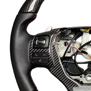 Volante de Cuero y Fibra de Carbono Real Personalizado de <span class=keywords><strong>F</strong></span>ábrica al por Mayor para <span class=keywords><strong>Lexus</strong></span> Serie <span class=keywords><strong>IS</strong></span> IS200 IS250 IS300 ISF IS350 2013-2022 - Product Image 4