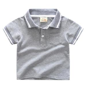 从中国批量购买棉质男童印花儿童马球t恤批发服装 - Product Image 2