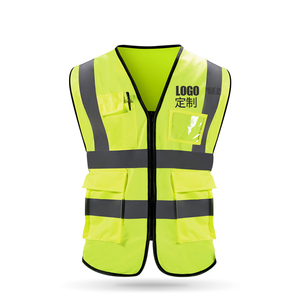 <span class=keywords><strong>Gilet</strong></span> de sécurité réfléchissant multicolore haute visibilité certifié ANSI Classe 2 EN13356 imperméable et chaud avec logo personnalisé pour la construction - Product Image 1