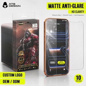 Paquete de 10 Protectores de Pantalla de Vidrio Templado Transparente 2.5D para iPhone <span class=keywords><strong>13</strong></span> 14 15 16 17 18 Pro Max 18 Fold Anti Golpes - Product Image 1