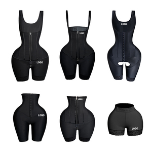 Gaine Amincissante Ventre Soutien-Gorge Post-Opératoire BBL Faja Entière Colombienne <span class=keywords><strong>pour</strong></span> Femmes, Culotte Ouverte et Effet Push-Up Fesses - Product Image 1