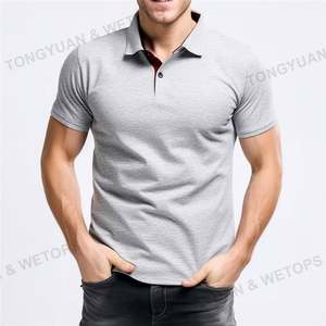 Custom Mens Premium Slim Fit Algodón Spandex Nuevo Diseño Us Polo Hombres Cuello Grueso Golf Polo Camisetas para Hombres Plus Size Polo - Product Image 4
