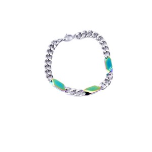 <span class=keywords><strong>Bracelet</strong></span> à maillons en diamant en acier inoxydable, vente en gros d'usine, bijoux de mode minimalistes en acier titane résistant au ternissement - Product Image 5