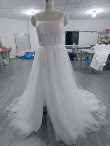 <span class=keywords><strong>Abiti</strong></span> <span class=keywords><strong>da</strong></span> <span class=keywords><strong>Sposa</strong></span> di Lusso <span class=keywords><strong>da</strong></span> Suzhou con Coda a Cappella in Tulle Avorio Eleganti Ampi Curvy Boho Glitter per <span class=keywords><strong>Sposa</strong></span> - Product Image 2