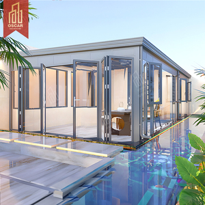 <span class=keywords><strong>El</strong></span> contenedor de estructura para exteriores, fabricante de habitaciones de cristal, casa prefabricada de fábrica, jardín, oficina, sitio de acampada, casa de cristal, terraza acristalada - Product Image 1